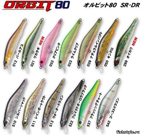 Воблер Zipbaits Orbit 80 SP-DR цв.021R, Япония