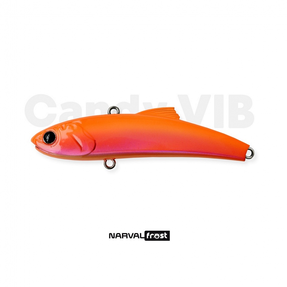 Раттлин Narval Frost Candy Vib 80mm.21g.#011-Orange Holo , Narval
