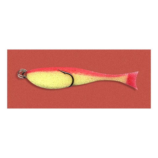 Рыба поролоновая с двойным кр. 10см желто-красн, .