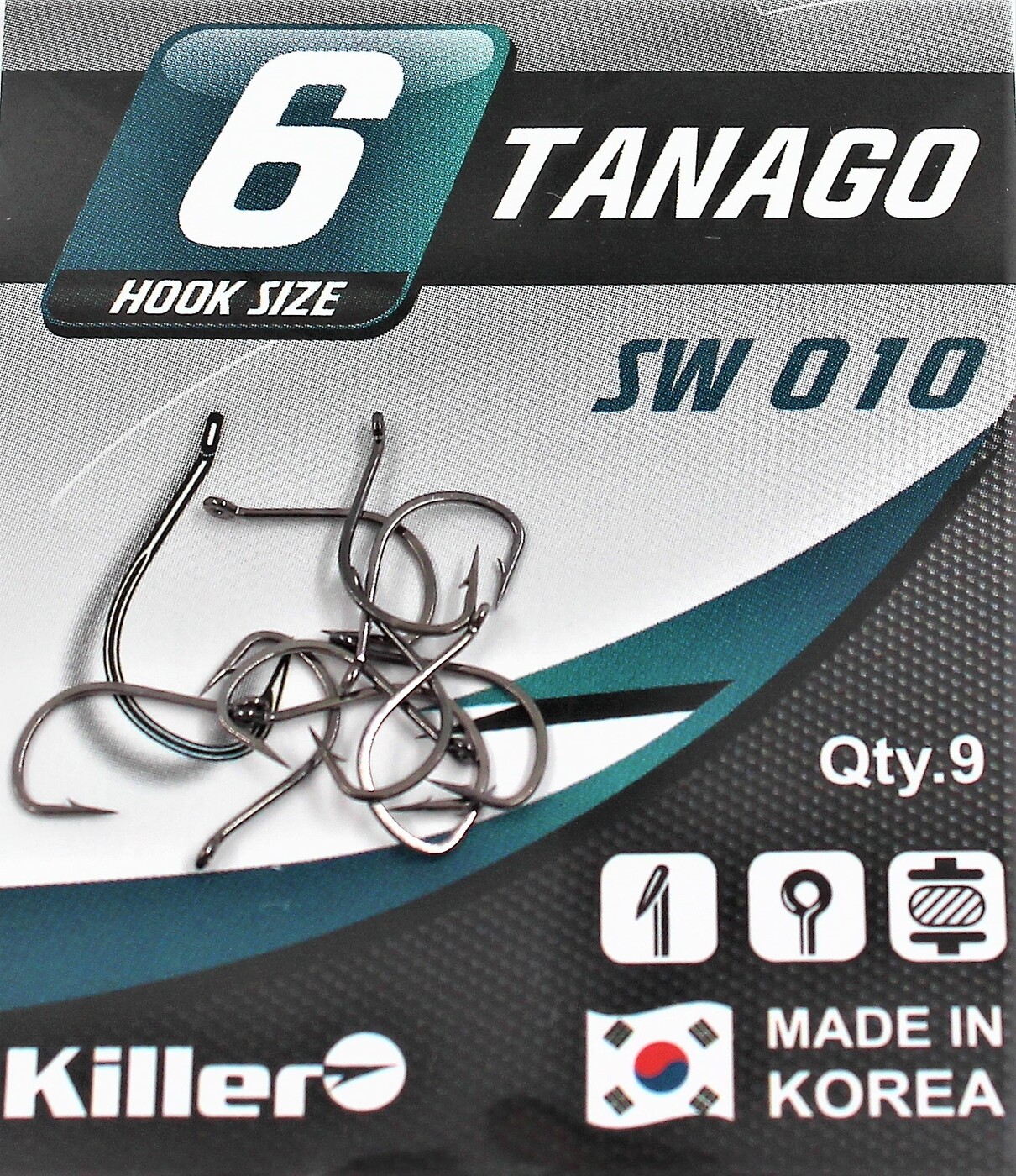 Крючок Killer Tanago №8,Корея