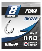 Крючок Killer Funa №8,Корея