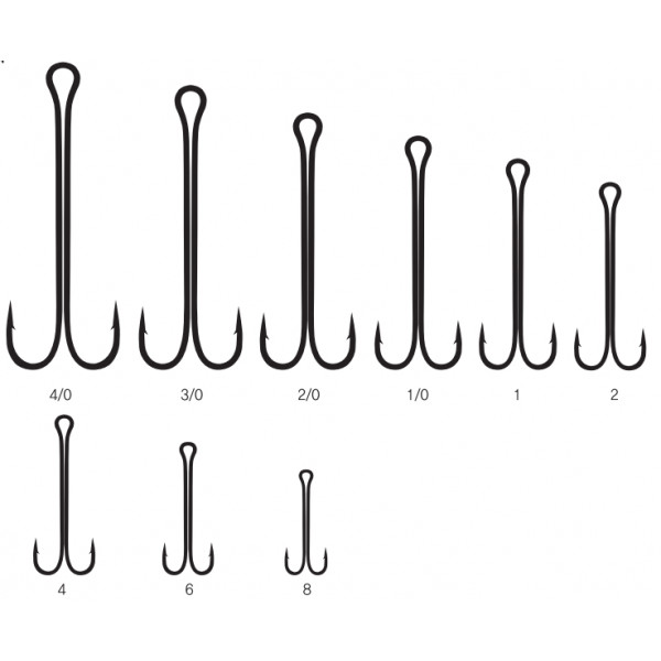 Крючок двойной Rubicon 3XL Double Hook KH11103-2/0/1, Rubicon