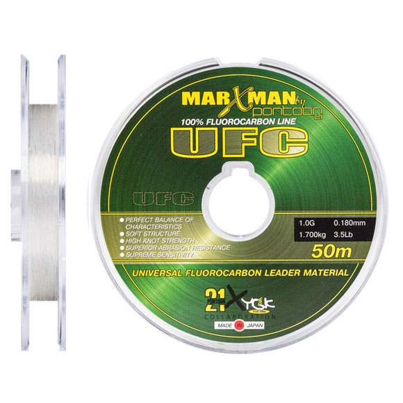Леска Pontoon 21 MARXMAN UFC 50м d=0,140мм.,1,15 кг.флюорокарбоновая, Pontoon 21