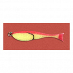 Рыба поролоновая с двойным кр. 10см желто-красн, .