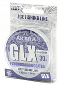 Леска зимняя Akara GLX ICE Clear 30м. 0,12